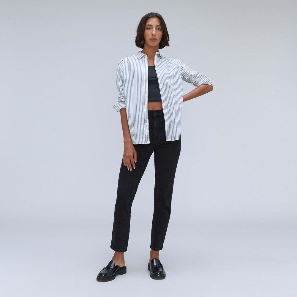 Everlane Women's Original Cheeky® Jean in Coal, Size 25